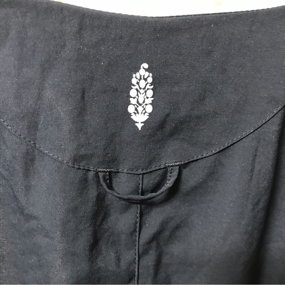 NEW Free People Movement Rory Romper Black Tracksuit Shorts Long Sleeves NWOT - Picture 8 of 10